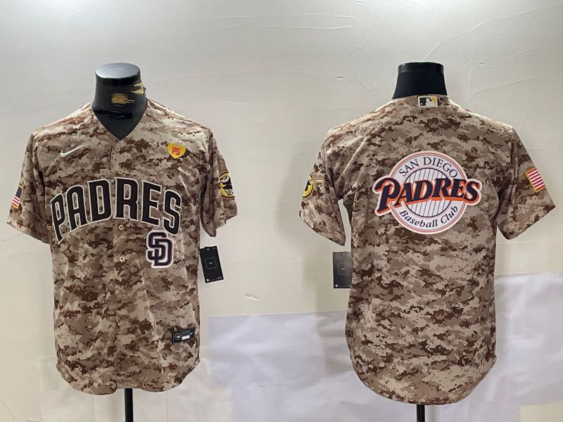 Men San Diego Padres Blank Camo Fashion 2024 Nike MLB Jersey style 12->indianapolis colts->NFL Jersey